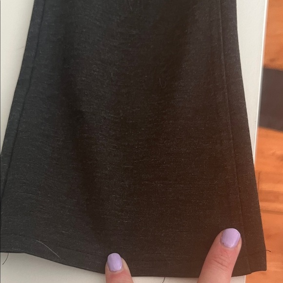 Charcoal Gray Slim Fit bootcut pants (Mid Rise) - Picture 9 of 9